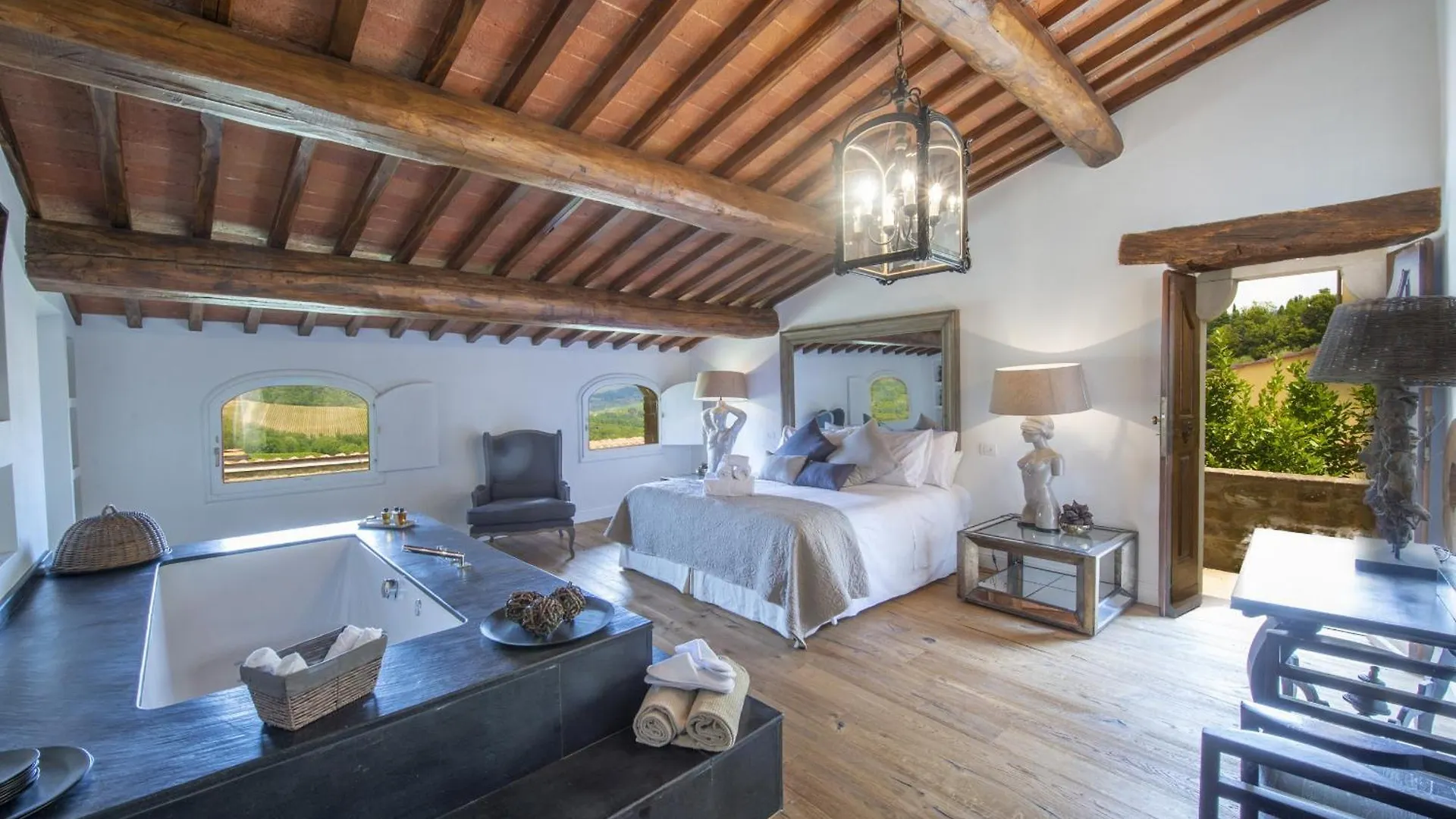 My Exclusive Italy - Villa Chianti With Panoramic Pool On The Vineyard Greve in Chianti Italy