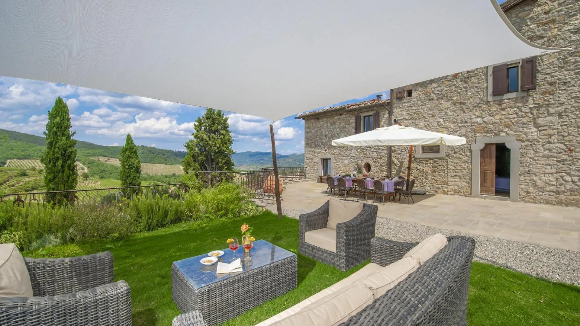 My Exclusive Italy - Villa Chianti With Panoramic Pool On The Vineyard Greve in Chianti 0*,