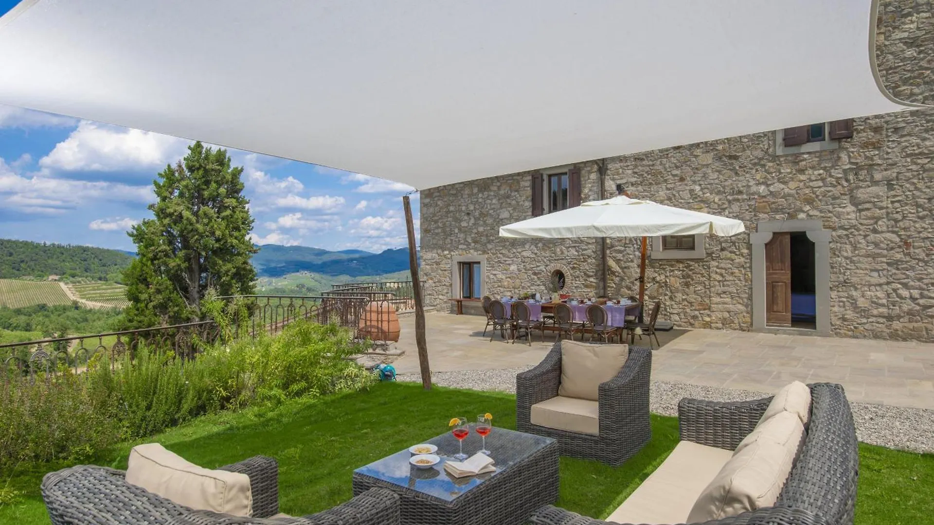 My Exclusive Italy - Villa Chianti With Panoramic Pool On The Vineyard Greve in Chianti 0*,  Italy