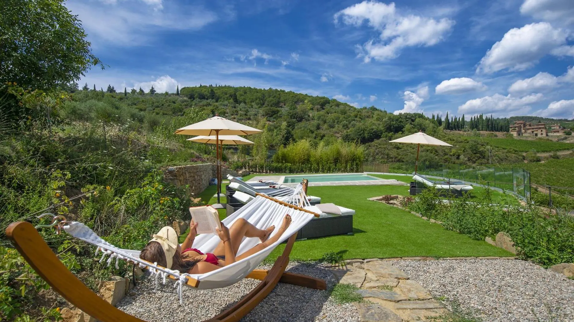 My Exclusive Italy - Villa Chianti With Panoramic Pool On The Vineyard Greve in Chianti