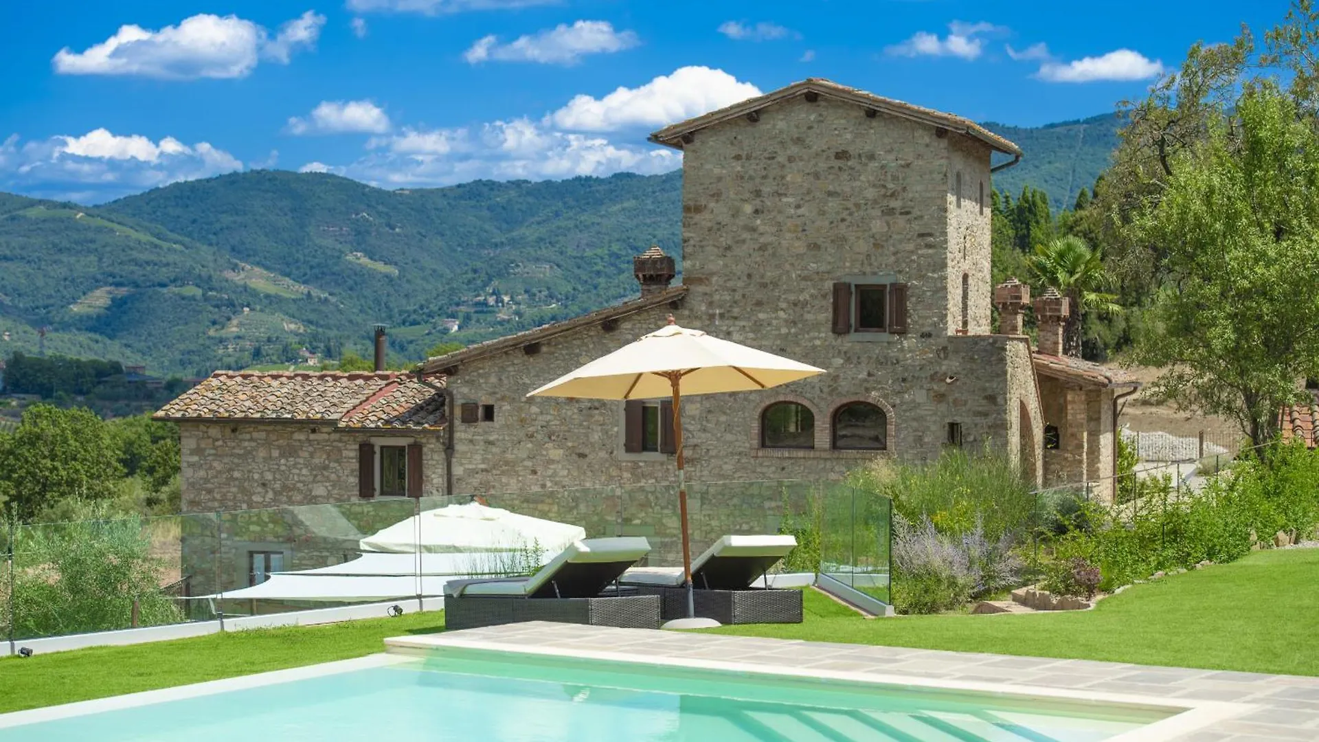 My Exclusive Italy - Villa Chianti With Panoramic Pool On The Vineyard Greve in Chianti Italie