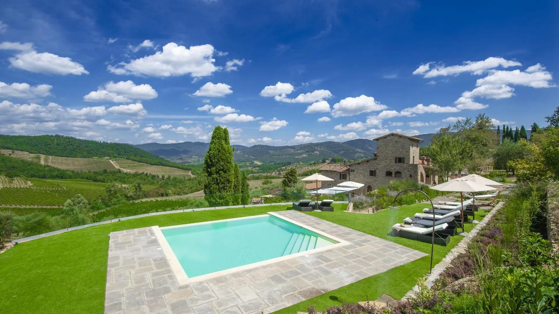 My Exclusive Italy - Villa Chianti With Panoramic Pool On The Vineyard Greve in Chianti 0*,  Italy