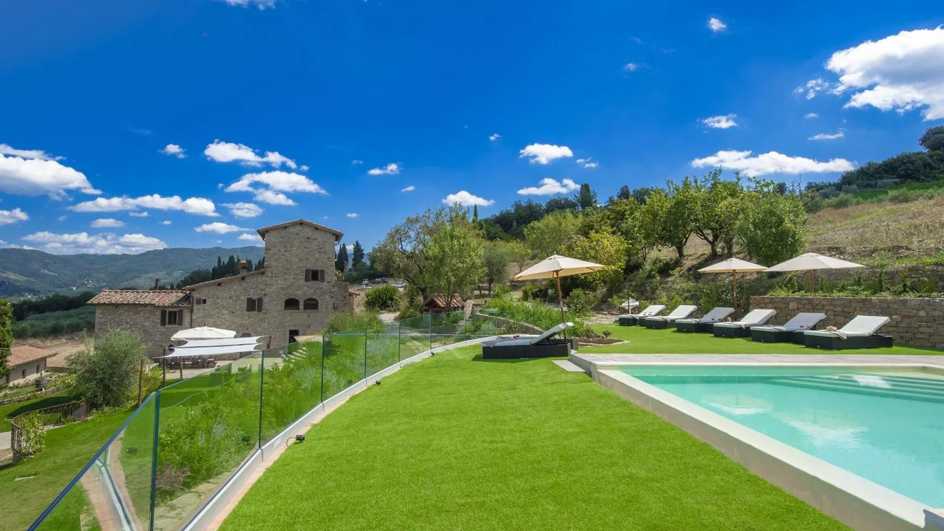 My Exclusive Italy - Villa Chianti With Panoramic Pool On The Vineyard Greve in Chianti