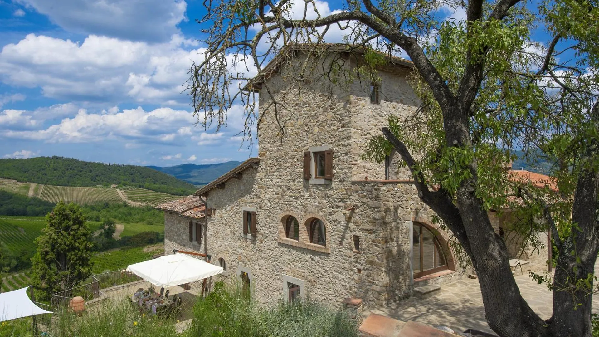 My Exclusive Italy - Villa Chianti With Panoramic Pool On The Vineyard Greve in Chianti